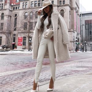 Nordstrom APPARIS Anouck Faux Shearling Coat Size XS